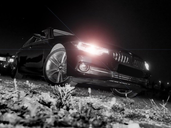BMW F31 320d Black and White