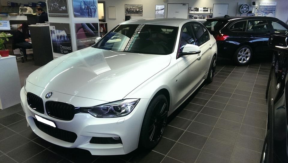 Mein F30 bei der Abholung